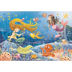 Ravensburger (09638) - "Mermaid Tales" - 60 Teile Puzzle