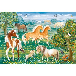 Ravensburger (09639) - "Mustang Meadow" - 60 Teile Puzzle
