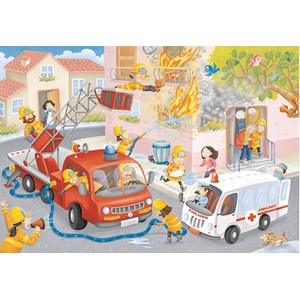 Ravensburger (09641) - "Firefighter Rescue!" - 60 Teile Puzzle