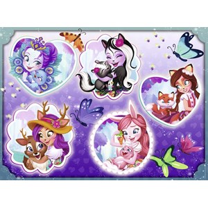 Ravensburger (10054) - "Enchantimals und ihre Begleiter" - 150 Teile Puzzle