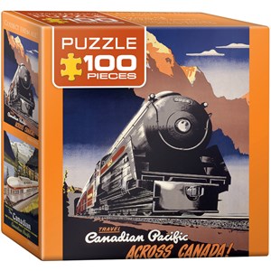 Eurographics (8104-0324) - "Reise durch Kanada" - 100 Teile Puzzle