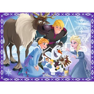 Ravensburger (10730) - "Frozen, Familienzauber" - 100 Teile Puzzle