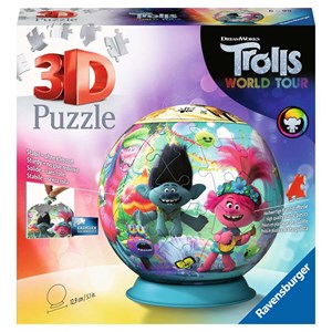 Ravensburger (11169) - "Trolls 2, World Tour" - 72 Teile Puzzle