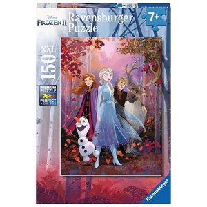 Ravensburger (12849) - "Die Eiskönigin, Ein fantastisches Abenteuer" - 150 Teile Puzzle