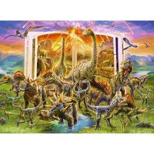 Ravensburger (12905) - "Lexikon aus der Urzeit" - 300 Teile Puzzle