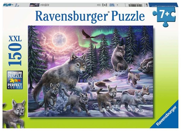 Ravensburger (12908) - "Nordwölfe" - 150 Teile Puzzle