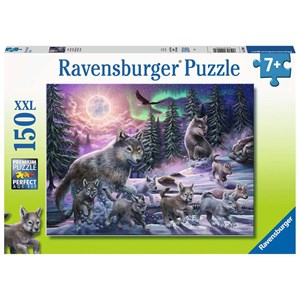 Ravensburger (12908) - "Nordwölfe" - 150 Teile Puzzle