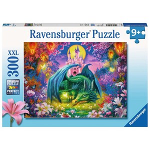 Ravensburger (13258) - "Mystischer Drachenwald" - 300 Teile Puzzle