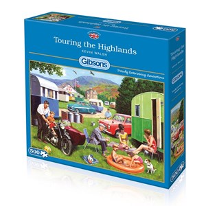 Gibsons (G3071) - Kevin Walsh: "Reise durch die Highlands" - 500 Teile Puzzle