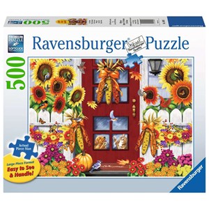 Ravensburger (14968) - "Autumn Birds" - 500 Teile Puzzle