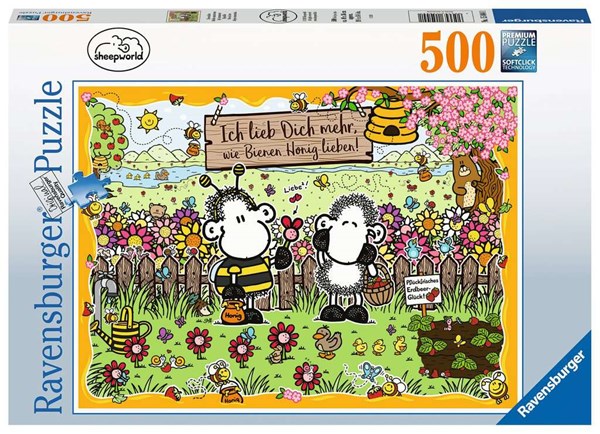 Ravensburger (15044) - "Bienenliebe" - 500 Teile Puzzle