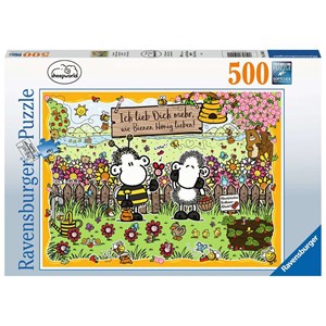 Ravensburger (15044) - "Bienenliebe" - 500 Teile Puzzle