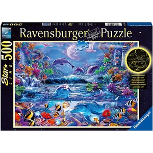 Ravensburger (15047) - "Die Magie des Mondlichts" - 500 Teile Puzzle