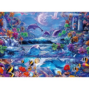 Ravensburger (15047) - "Die Magie des Mondlichts" - 500 Teile Puzzle