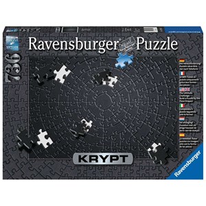 Ravensburger (15260) - "Krypt Black" - 736 Teile Puzzle