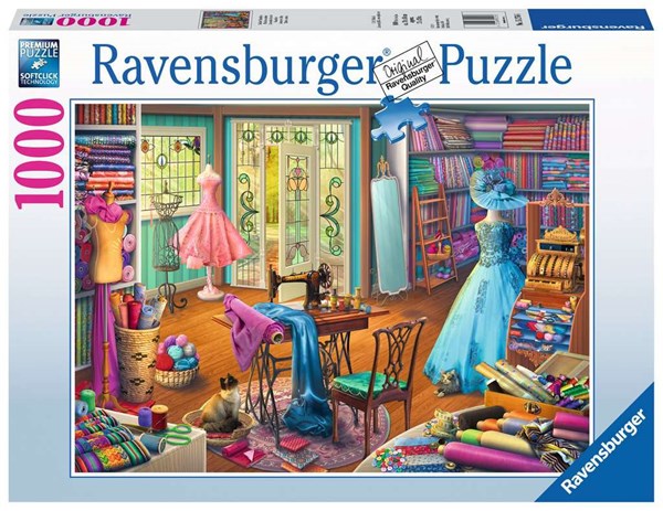Ravensburger (15276) - "Seamstress Shop" - 1000 Teile Puzzle