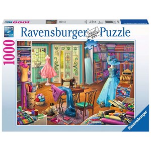 Ravensburger (15276) - "Seamstress Shop" - 1000 Teile Puzzle