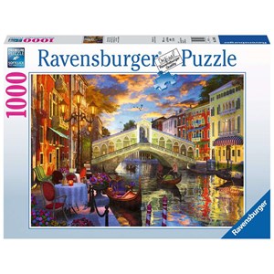 Ravensburger (15286) - "Sunset Over Rialto" - 1000 Teile Puzzle