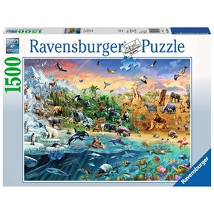 Ravensburger (16364) - "Our Wild World" - 1500 Teile Puzzle