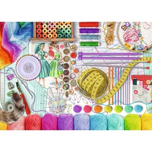 Ravensburger (16440) - "Needlework Station" - 500 Teile Puzzle