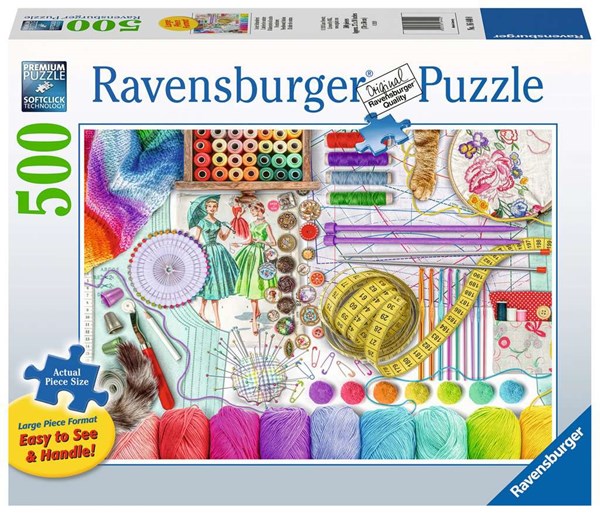 Ravensburger (16440) - "Needlework Station" - 500 Teile Puzzle