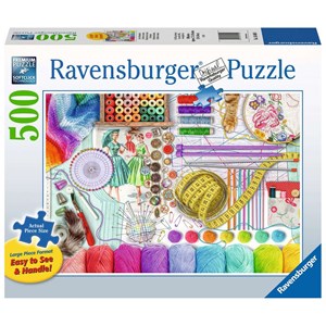 Ravensburger (16440) - "Needlework Station" - 500 Teile Puzzle
