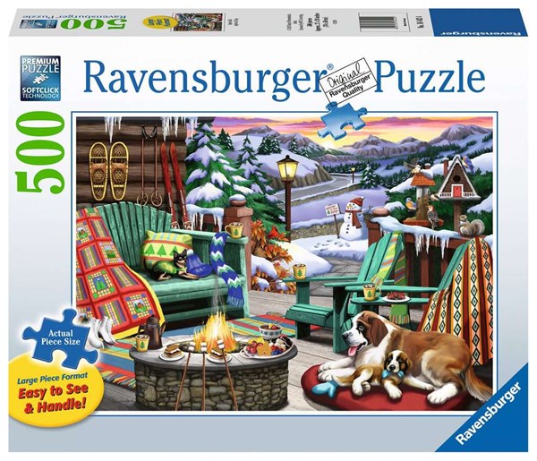 Ravensburger (16442) - "Cozy Series, Apres All Day" - 500 Teile Puzzle