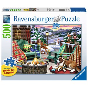 Ravensburger (16442) - "Cozy Series, Apres All Day" - 500 Teile Puzzle