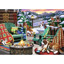 Ravensburger (16442) - "Cozy Series, Apres All Day" - 500 Teile Puzzle