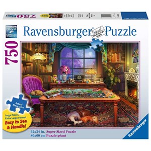 Ravensburger (16444) - "Puzzler's Place" - 750 Teile Puzzle