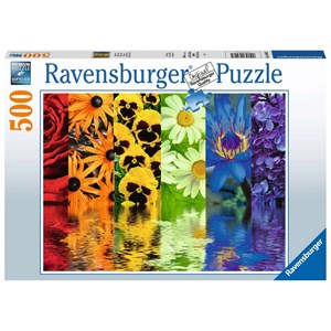 Ravensburger (16446) - "Blumenreflexionen" - 500 Teile Puzzle