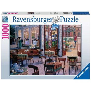 Ravensburger (16449) - "A Café Visit" - 1000 Teile Puzzle