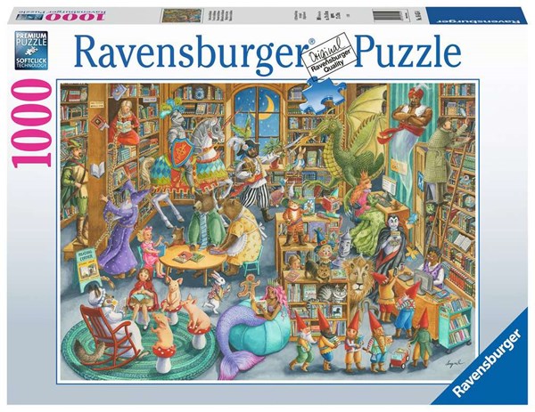 Ravensburger (16455) - "Midnight at The Library" - 1000 Teile Puzzle