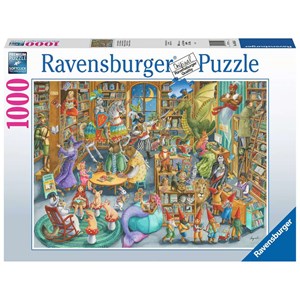 Ravensburger (16455) - "Midnight at The Library" - 1000 Teile Puzzle