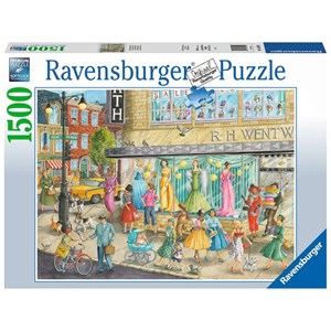 Ravensburger (16459) - "Sidewalk Fashion" - 1500 Teile Puzzle