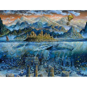 Ravensburger (16464) - "Weiser Wal" - 2000 Teile Puzzle
