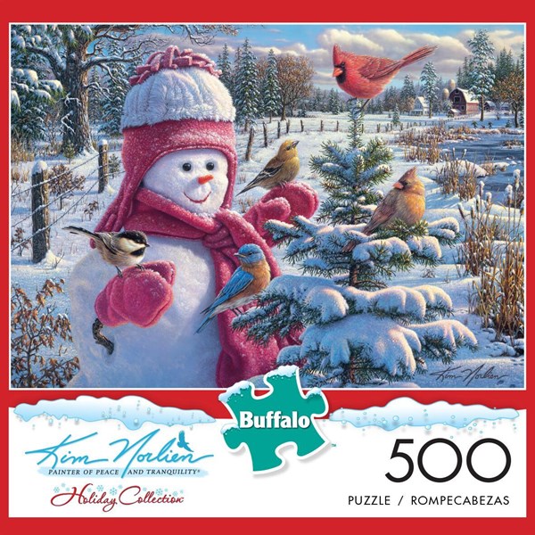 Buffalo Games (3876) - Kim Norlien: "Snowbaby Grace" - 500 Teile Puzzle