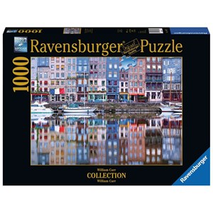 Ravensburger (19867) - William Carr: "Honfleur, Frankreich" - 1000 Teile Puzzle