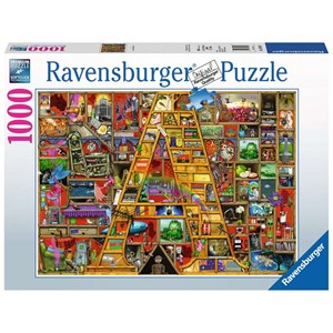 Ravensburger (19891) - "Awesome Alphabet "A"" - 1000 Teile Puzzle