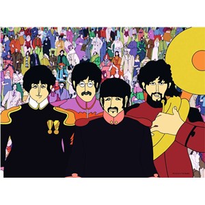 Ravensburger (19929) - "Beatles, Yellow Submarine" - 500 Teile Puzzle
