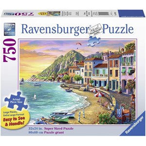 Ravensburger (19940) - "Romantic Sunset" - 750 Teile Puzzle