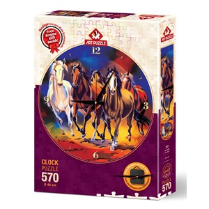 Art Puzzle (5004) - "Pferde" - 570 Teile Puzzle