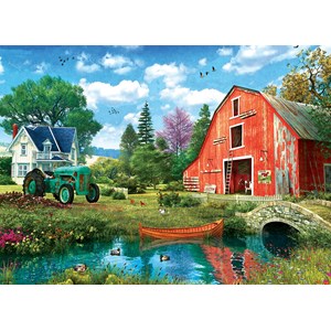 Eurographics (6000-5526) - Dominic Davison: "Die rote Scheune" - 1000 Teile Puzzle