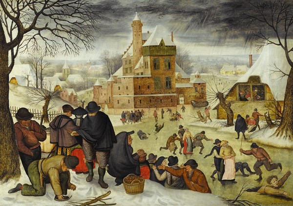 D-Toys (70005) - Pieter Brueghel the Elder: "Winter" - 1000 Teile Puzzle