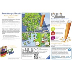 Ravensburger (00831) - "Puzzlen, Entdecken, Erleben, Deutschland" - 100 Teile Puzzle
