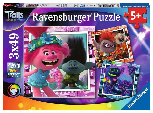 Ravensburger (5081) - "Trolls, Welttournee" - 49 Teile Puzzle