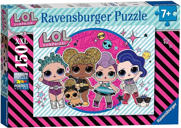 Ravensburger (12883) - "LOL Surprise Mädelsabend" - 150 Teile Puzzle