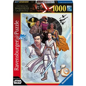 Ravensburger (14991) - "Star Wars IX, The Rise of Skywalker" - 1000 Teile Puzzle