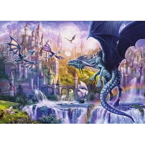 Ravensburger (15252) - "Drachenschloss" - 1000 Teile Puzzle