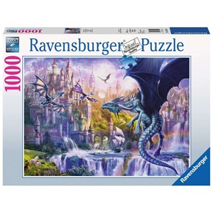 Ravensburger (15252) - "Drachenschloss" - 1000 Teile Puzzle